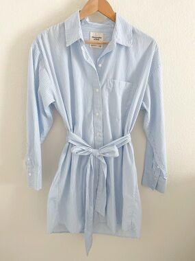 Abercrombie & Fitch Striped Shirt Dress
